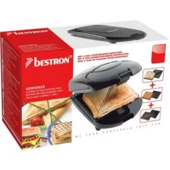 Bestron 3-in-1 Snackmaker ADM2003Z , Sandwichmaker -SEVERIN Verkäufe Bestron 3 in 1 Snackmaker ADM2003Z Sandwichmaker@@9gbidb17 5