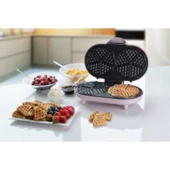 Bestron Doppel-Herzwaffeleisen ADWM1000P -SEVERIN Verkäufe Bestron Doppel Herzwaffeleisen ADWM1000P@@1742125 5