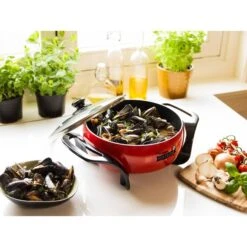 Bestron Multifunktions Party-Pfanne "Festa Italiana" -SEVERIN Verkäufe Bestron Multifunktions Party Pfanne Festa Italiana @@1742161 5