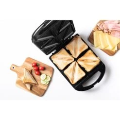 Bestron XXL Sandwichtoaster ASM13XXLZ, Sandwichmaker -SEVERIN Verkäufe Bestron XXL Sandwichtoaster ASM13XXLZ Sandwichmaker@@1820340 5