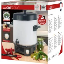 Clatronic Einkoch-/Heißgetränkeautomat EKA 3338, Einkochautomat -SEVERIN Verkäufe Clatronic Einkoch Hei getr nkeautomat EKA 3338 Einkochautomat@@9ghfdc00 2