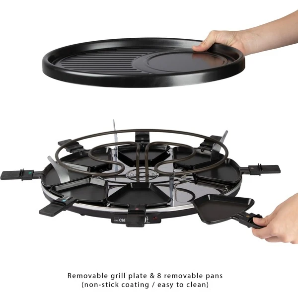 Clatronic Raclette-Grill RG 3776 5 Clatronic Raclette-Grill RG 3776 – Bild 3