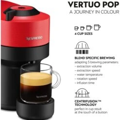 Krups Nespresso Vertuo Pop Spicy Red XN9205, Kapselmaschine 21 Krups Nespresso Vertuo Pop Spicy Red XN9205, Kapselmaschine -SEVERIN Verkäufe Krups Nespresso Vertuo Pop Spicy Red XN9205 Kapselmaschine@@1874695 6