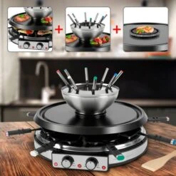 ProfiCook 2in1 Raclette Grill & Fondueset PC RG/FD 1245 -SEVERIN Verkäufe ProfiCook 2in1 Raclette Grill Fondueset PC RG FD 1245@@1864176 4