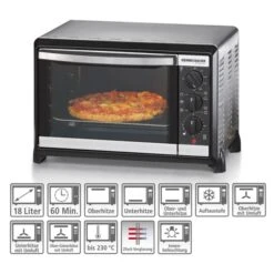 Rommelsbacher Kleinbackofen Mit Umluft BG 1055/E, Mini-Backofen -SEVERIN Verkäufe Rommelsbacher Kleinbackofen mit Umluft BG 1055 E Mini Backofen@@9gbjdq10 10