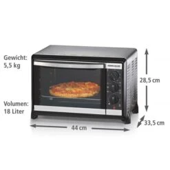 Rommelsbacher Kleinbackofen Mit Umluft BG 1055/E, Mini-Backofen -SEVERIN Verkäufe Rommelsbacher Kleinbackofen mit Umluft BG 1055 E Mini Backofen@@9gbjdq10 9