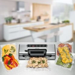 Rommelsbacher Vakuumierer VAC 385, Vakuumiergerät -SEVERIN Verkäufe Rommelsbacher Vakuumierer VAC 385 Vakuumierger t@@1789825 3